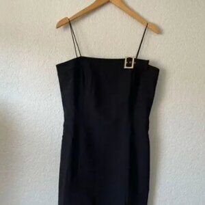 NWT LBD Amanda Uprichard Woman’s strapless Black Dress Size L